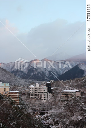 Kinugawa Onsen in winter 37551313