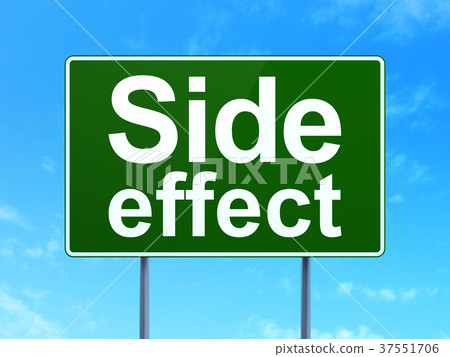 Medicine concept: Side Effect on road sign 37551706