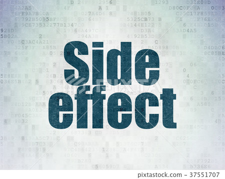 Medicine concept: Side Effect on Digital Data Medicine concept: Side Effect on Digital Data 37551707