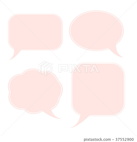 Speech bubble set 37552900