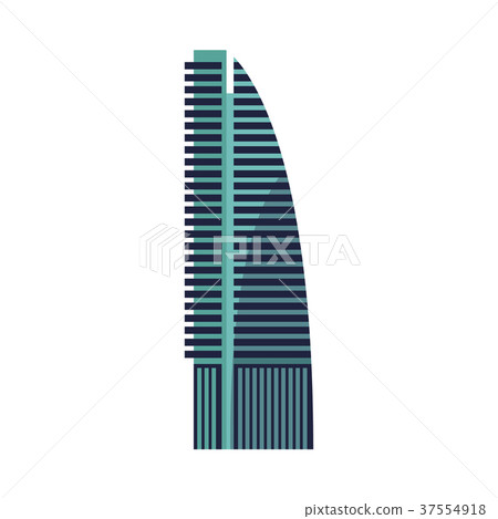 Vector cartoon business building icon Vector cartoon business building icon 37554918