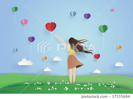 Illustration of love and valentine day Illustration of love and valentine day 37555694