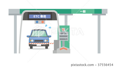 vehicle, tollgate, toll booth 37556454