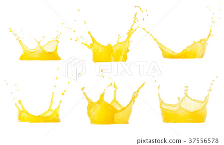 juice splashes set 37556578