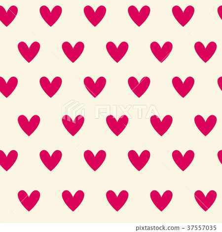 Pink Heart Seamless Pattern Background Romantic Pink Heart Seamless Pattern Background Romantic 37557035