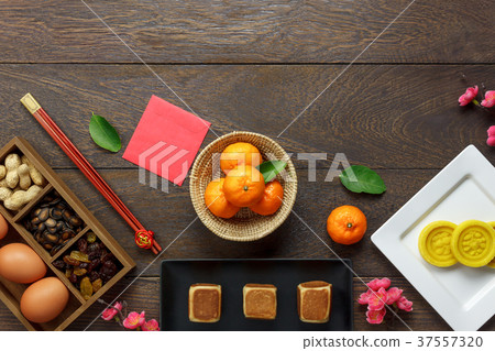 arrangement decoration Chinese new year & lunar arrangement decoration Chinese new year & lunar 37557320