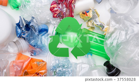 Picture of plastic bottles recycle 37558028