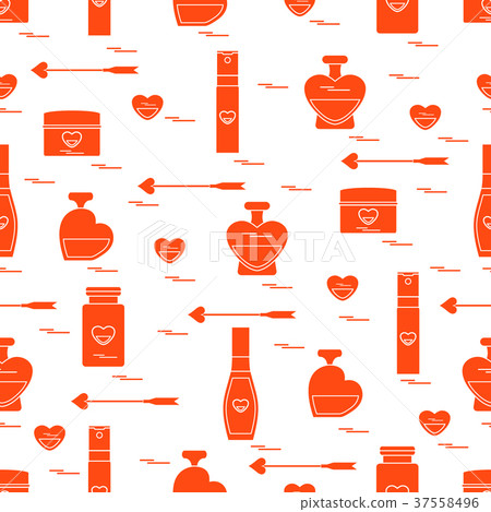 Cute seamless pattern with various accessories for 37558496