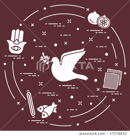 Jewish symbols Jewish symbols 37558652