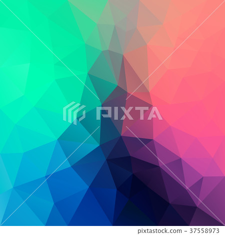 polygonal square background triangle holographic 37558973