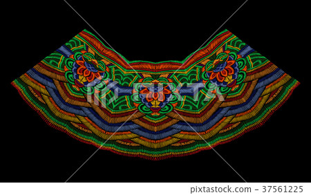 Traditional embroidery clothes decoration 37561225