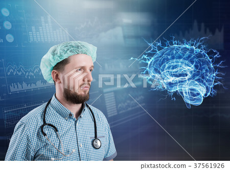 Modern medicine neurology concept Modern medicine neurology concept 37561926