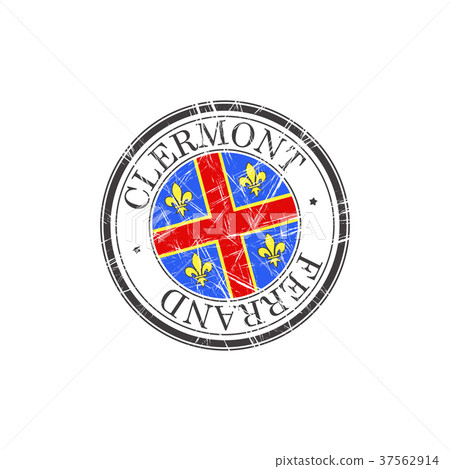 Clermont Ferrand city stamp Clermont Ferrand city stamp 37562914