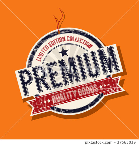 Premium quality tag - Stock Illustration [37563039] - PIXTA
