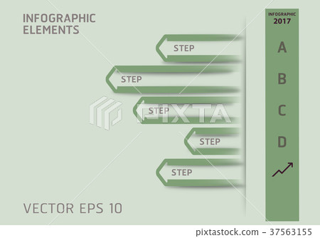 Creative infographics elements. EPS10.Business 37563155