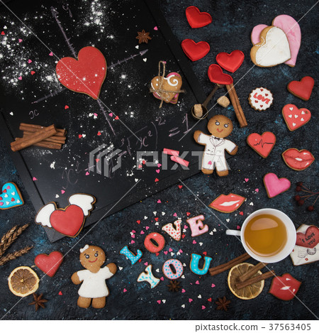 Math, hearts, formula of love 37563405