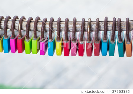 Colorful of lock. Colorful of lock. 37563585