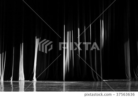 Curtain in the theatre. 37563636