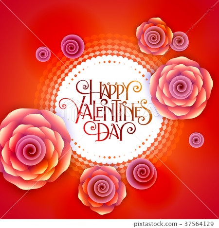 Valentine Day flyer Valentine Day flyer 37564129