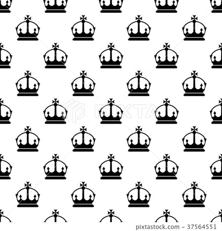Crown pattern seamless Crown pattern seamless 37564551