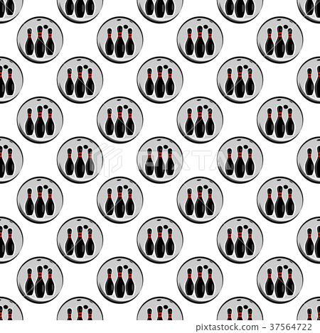 Bowling pattern seamless Bowling pattern seamless 37564722
