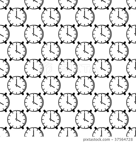 Clock pattern seamless 37564728