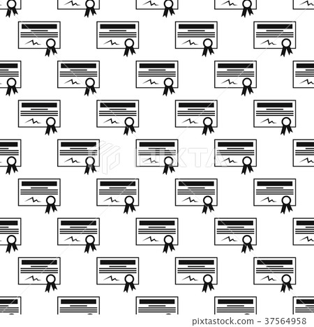 Certificate pattern seamless 37564958