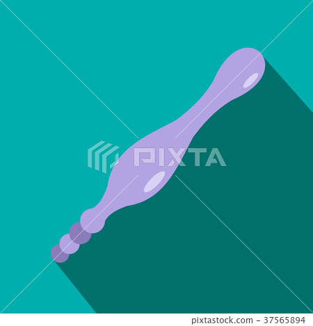Anal plug icon, flat style  37565894