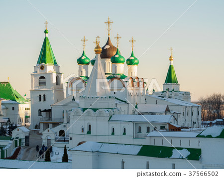 Pechersky monastery at sunset Pechersky monastery at sunset 37566502