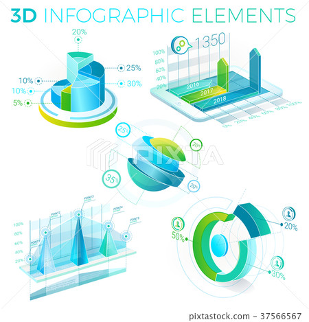 3D Infographic Elements 3D Infographic Elements 37566567