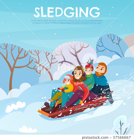 Winter Recreation Illustration 37566667