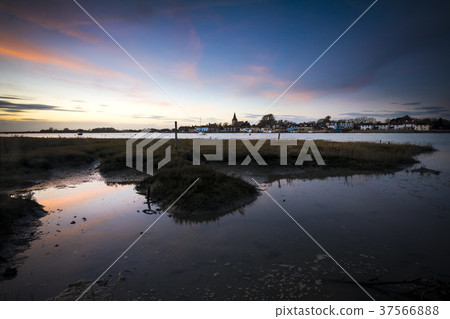 Bosham at twighlight on Sussex coast 37566888