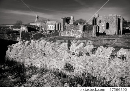 Priory ruins on Lindisfarne on Holy Island Priory ruins on Lindisfarne on Holy Island 37566890