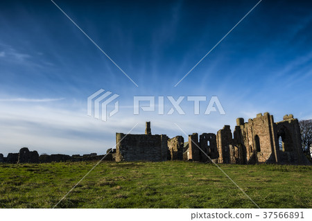 Lindisfarne priory on Holy Island in Northumberlan 37566891