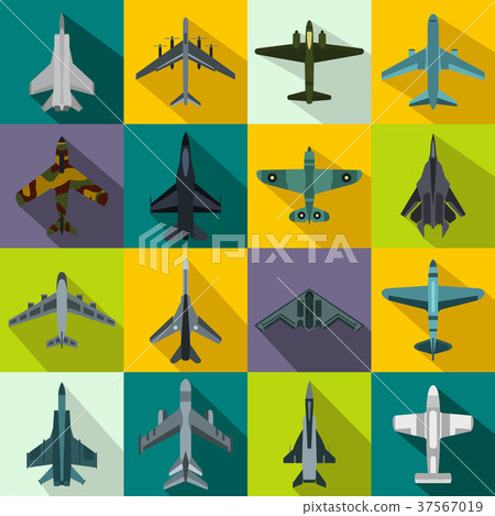 Aviation set icons 37567019