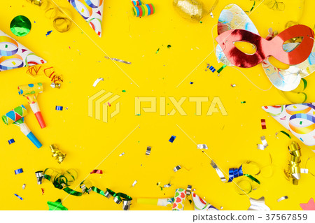 Bright colorful carnival or party scene 37567859