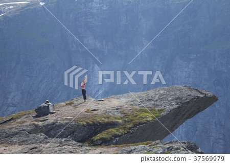 The summer trip to Trolltunga, The Troll's tongue The summer trip to Trolltunga, The Troll's tongue 37569979