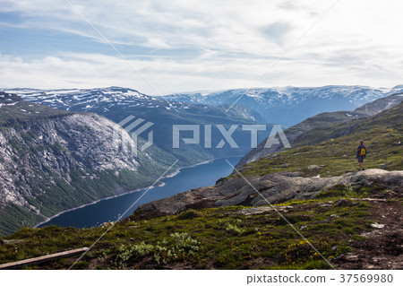 The summer trip to Trolltunga, The Troll's tongue The summer trip to Trolltunga, The Troll's tongue 37569980