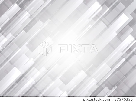 Abstract white and gray color geometric vector 37570356