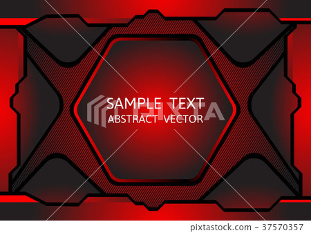 Black and Red color, geometric abstract background Black and Red color, geometric abstract background 37570357