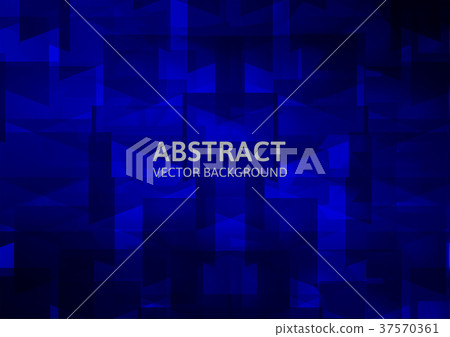 Blue abstract geometric vector background, Vector Blue abstract geometric vector background, Vector 37570361