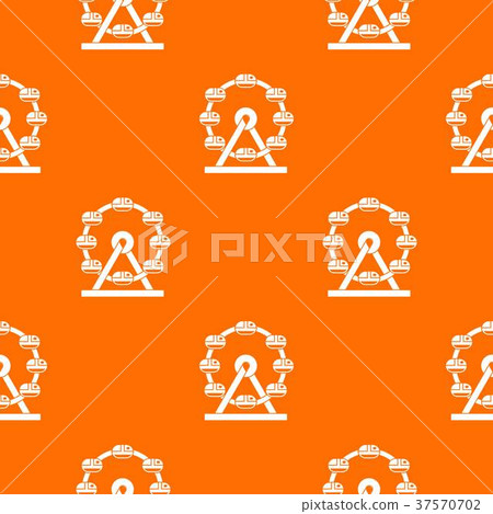 Giant ferris wheel pattern seamless Giant ferris wheel pattern seamless 37570702