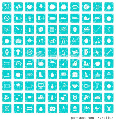 100 apple icons set grunge blue 100 apple icons set grunge blue 37571102