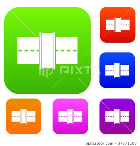 Road set color collection Road set color collection 37571108