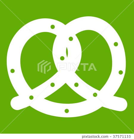 Pretzel icon green 37571133