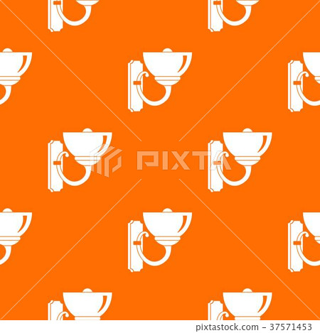Wall lamp pattern seamless 37571453