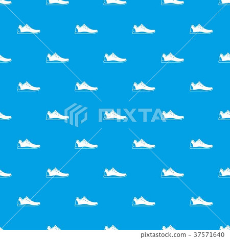 Athletic shoe pattern seamless blue Athletic shoe pattern seamless blue 37571640
