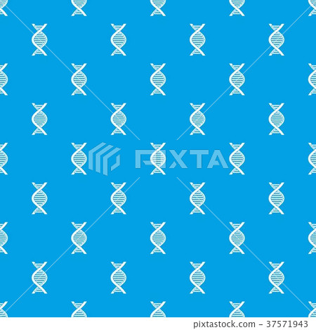 DNA strand pattern seamless blue 37571943