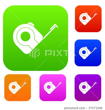 Roulette construction tool set color collection 37571946