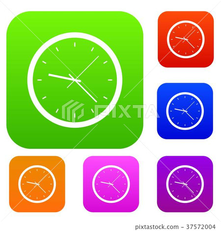 Wall clock set color collection Wall clock set color collection 37572004